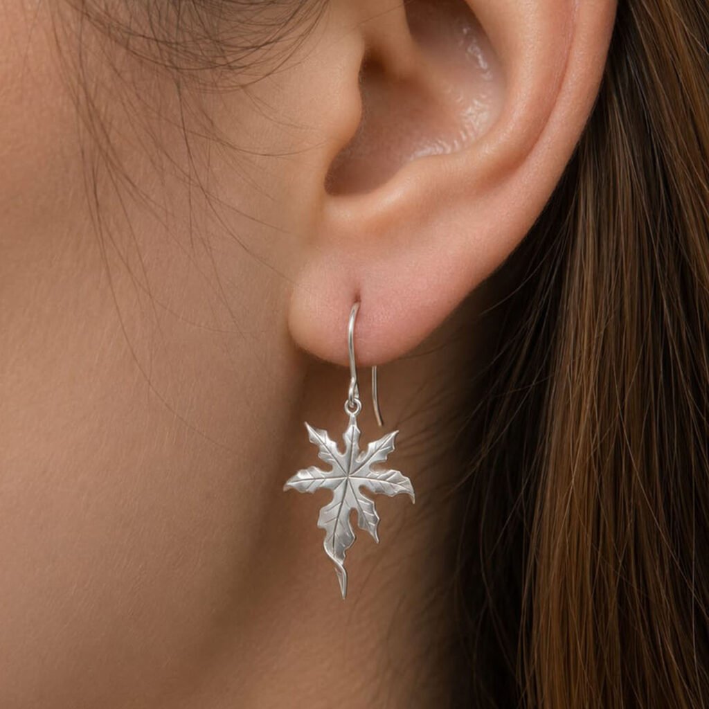 silver earrings ladies