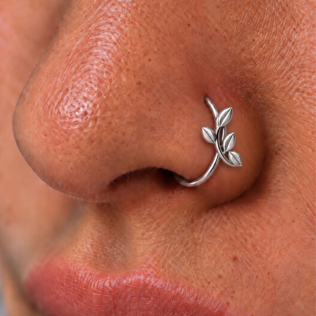 nose ring for pierced nose